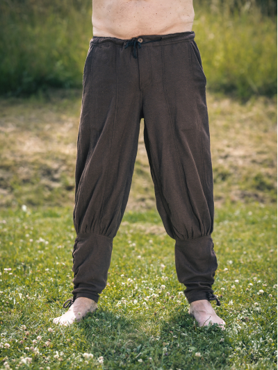 Trollfelsen Mitelalter Gewandung Hose Wikinger Braun